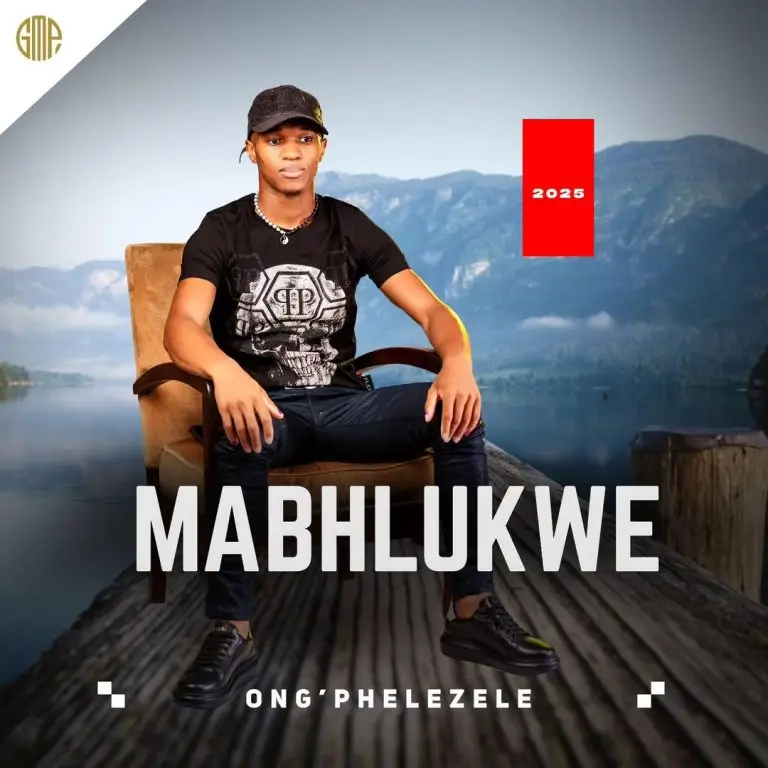 Ong'phelezele Mabhlukwe Album cover featuring traditional Zulu cultural styling and Maskandi artist imagery.